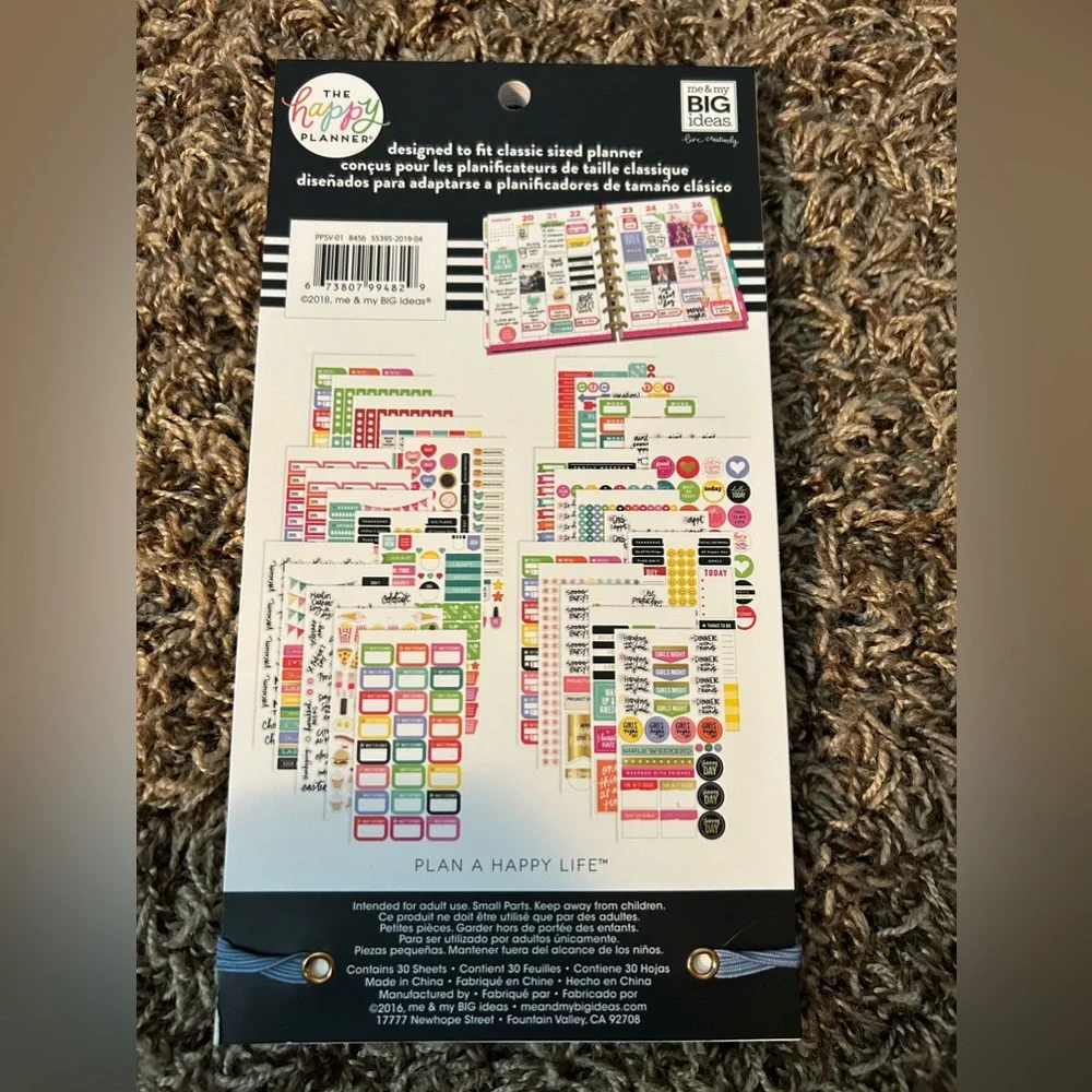 The Happy Planner “Planner Basics” Sticker Book